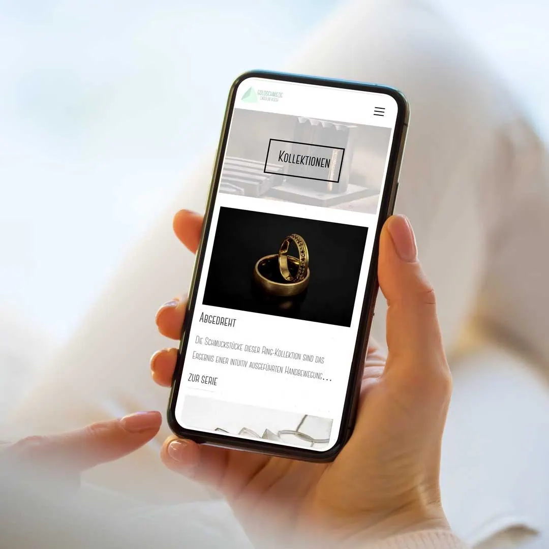 Webdesign Goldschmiede Carolin Koch